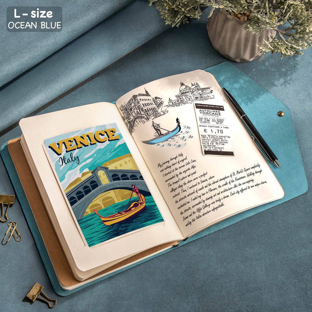 Personalized Leather Rivet Notebook