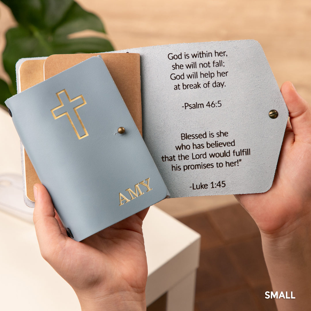 Personalized Leather Rivet Notebook