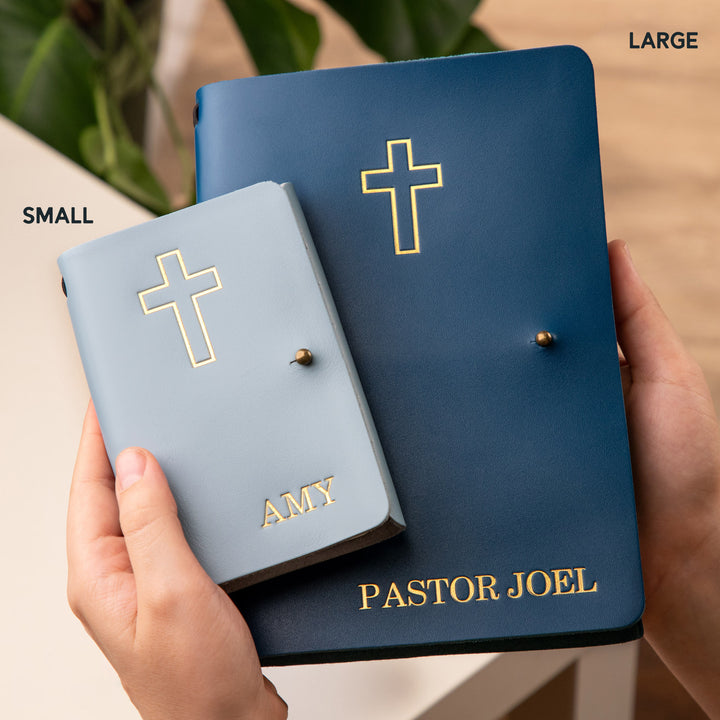 Personalized Leather Rivet Notebook