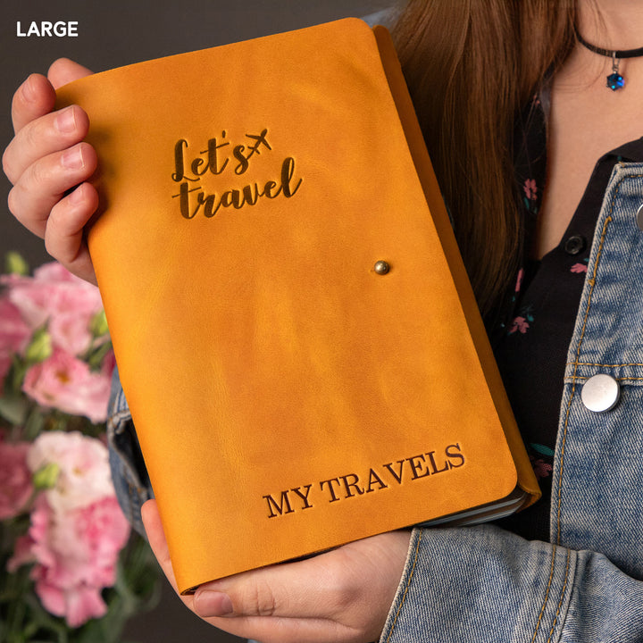 Personalized Leather Rivet Notebook