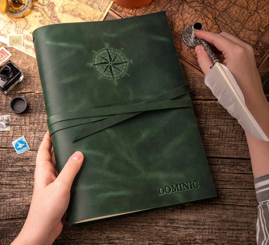 Best Gift for a Writer: A Personalized Leather Journal That Inspires