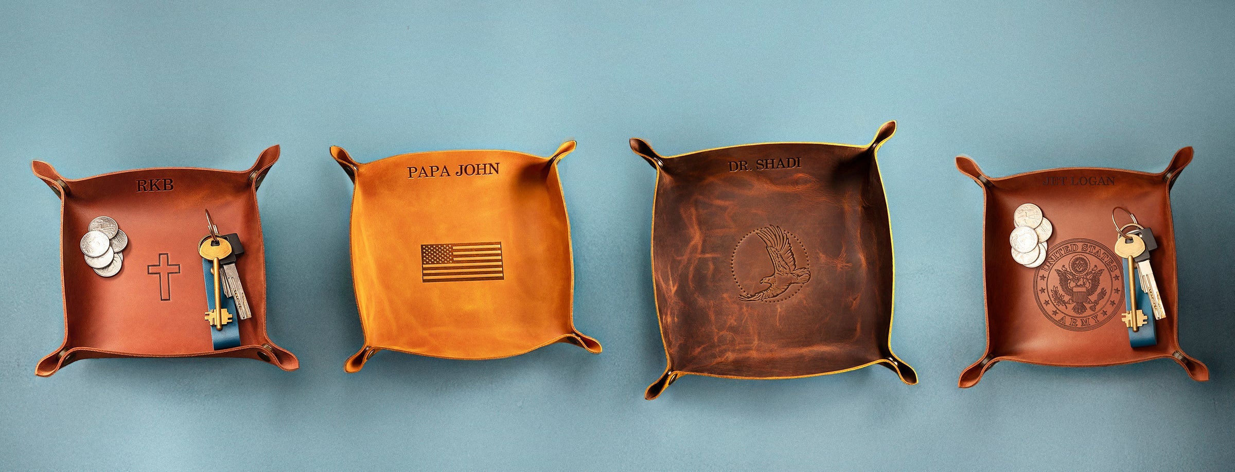 Leather Trays
