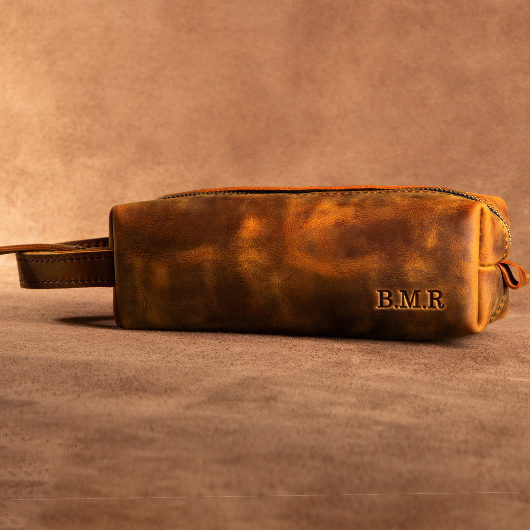 Leather Dopp Kit