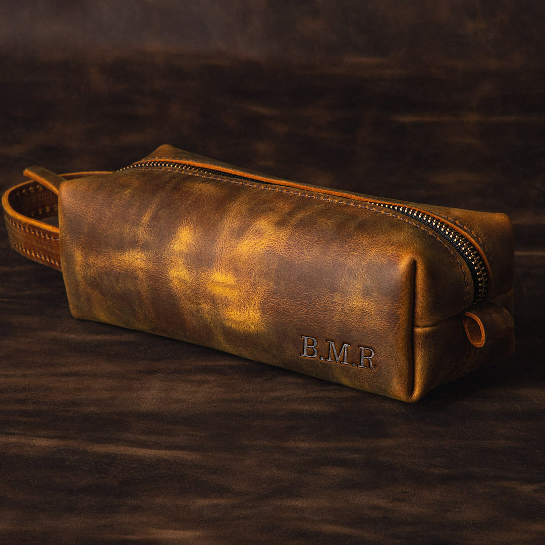 Leather Dopp Kit