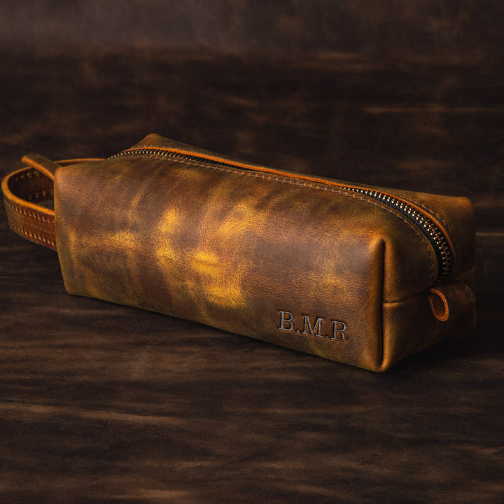 Leather Dopp Kit