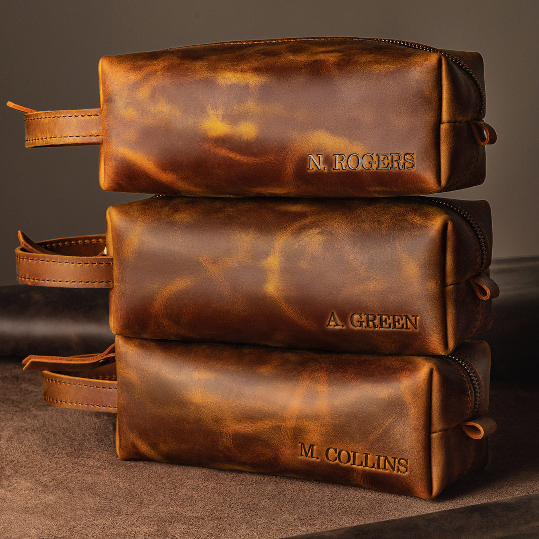 Leather Dopp Kit