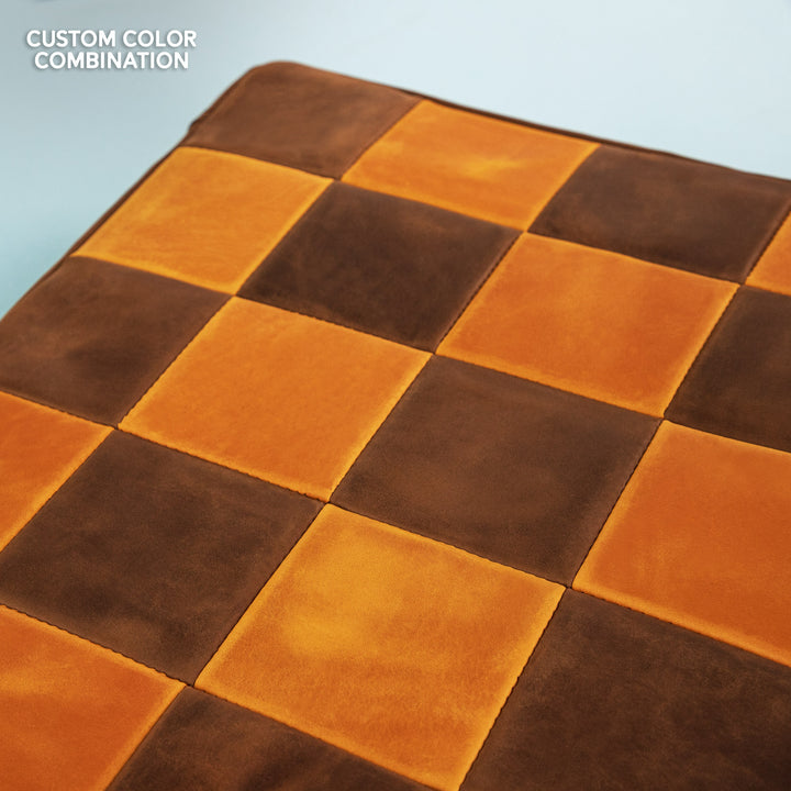 Personalized Leather seat cushion