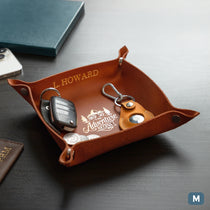Top Grain Leather Catch All Tray