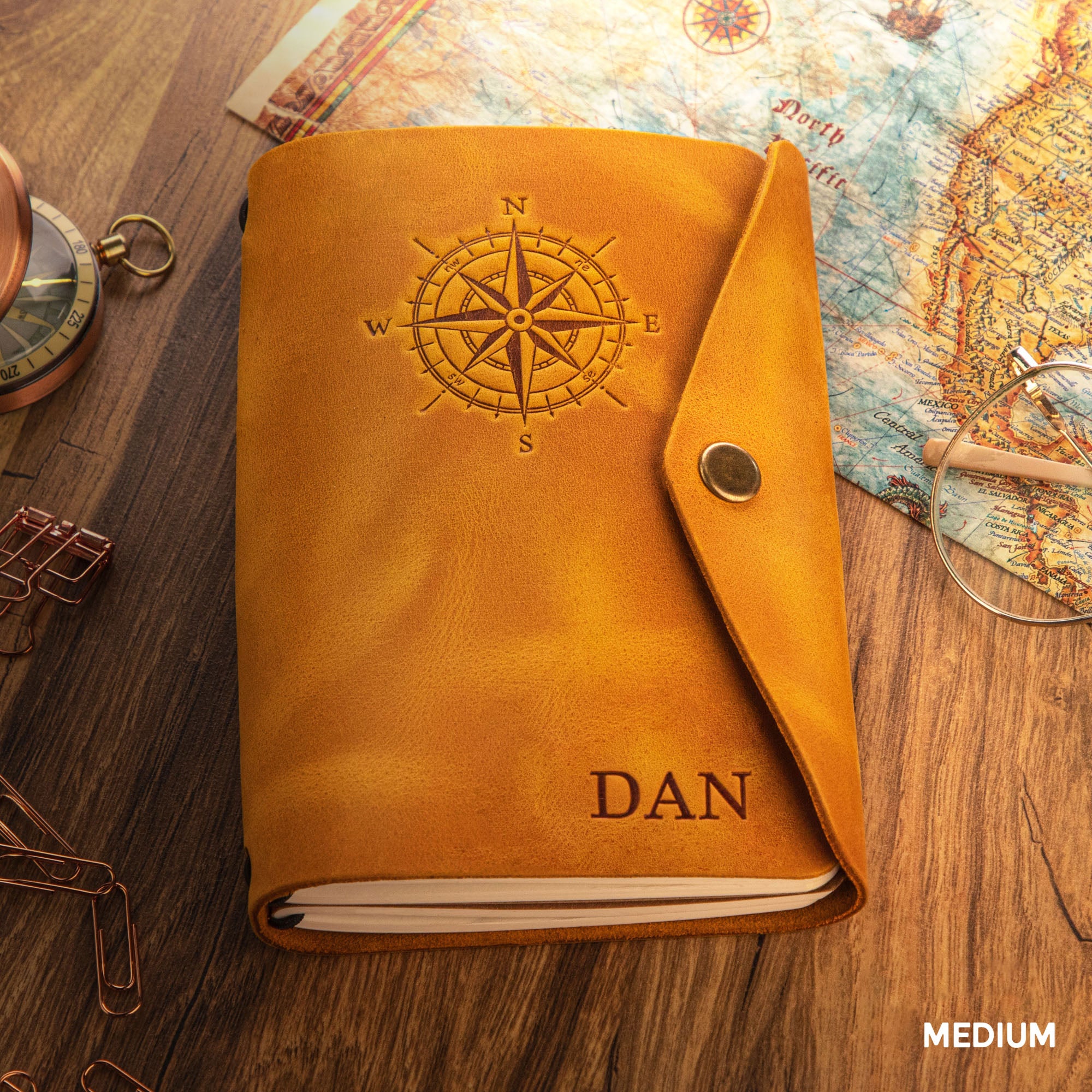 2026 Graduation Leather Snap Notebook – UNIVERSE OF HANDCRAFTS