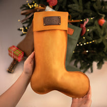 11 Christmas Stokings Yellow-L BOSCO with dog
